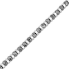 Thumbnail Image 2 of Men's Hematite Bead Bracelet Stainless Steel 8.5"