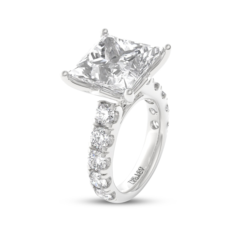 Main Image 2 of THE LEO Legacy Lab-Grown Diamond Princess-Cut Diamond Engagement Ring 12 ct tw 14K White Gold