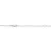Thumbnail Image 4 of Cultured Pearl & Diamond Curved Bar Necklace 1/8 ct tw 10K White Gold 18"