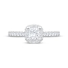 Thumbnail Image 3 of Adore Lab-Grown Diamonds Princess-Cut Halo Engagement Ring 7/8 ct tw 14K White Gold