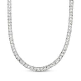 KAY Lab-Grown Diamonds Men's Tennis Necklace 3 ct tw Sterling Silver 22"