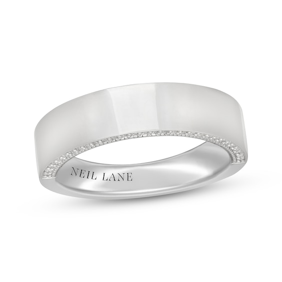 Neil Lane Men's Diamond Wedding Band 1/5 ct tw 14K White Gold