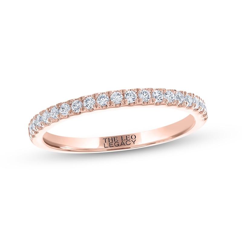 Main Image 1 of THE LEO Legacy Lab-Grown Diamond Wedding Band 1/4 ct tw 14K Rose Gold