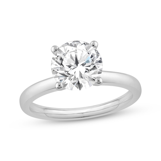 Adore Lab-Grown Diamonds Solitaire Ring 2 ct tw Round-cut 14K White Gold (F/VS2)