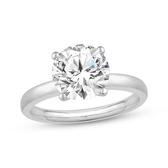 Adore Lab-Grown Diamonds Round-Cut Solitaire Engagement Ring 3 ct tw 14K White Gold (F/VS2)