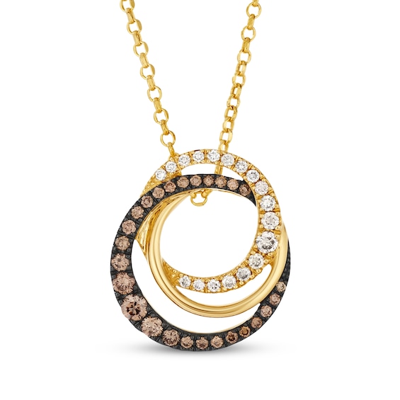 Le Vian Diamond Necklace 1/2 ct tw 14K Honey Gold 19"