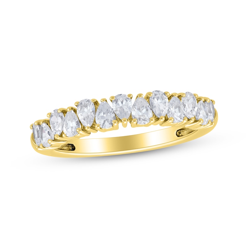 Main Image 1 of Adore Pear-Shaped Diamond Anniversary Band 3/4 ct tw 14K Yellow Gold