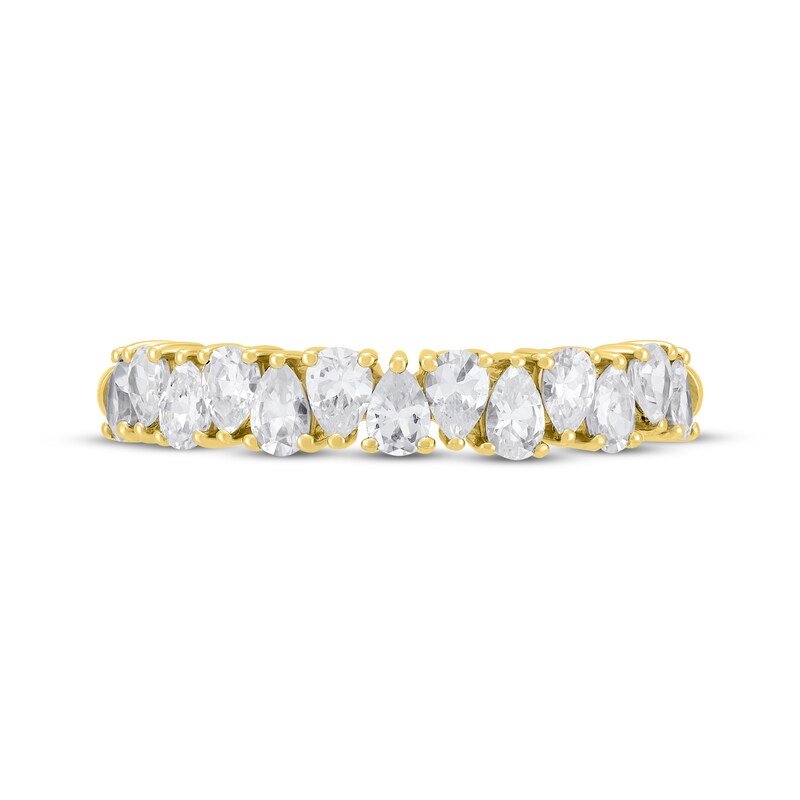 Main Image 3 of Adore Pear-Shaped Diamond Anniversary Band 3/4 ct tw 14K Yellow Gold