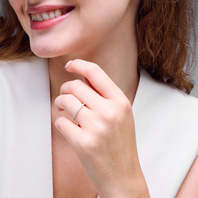 Main Image 12 of Neil Lane Diamond Wedding Band 1/4 ct tw 14K White Gold