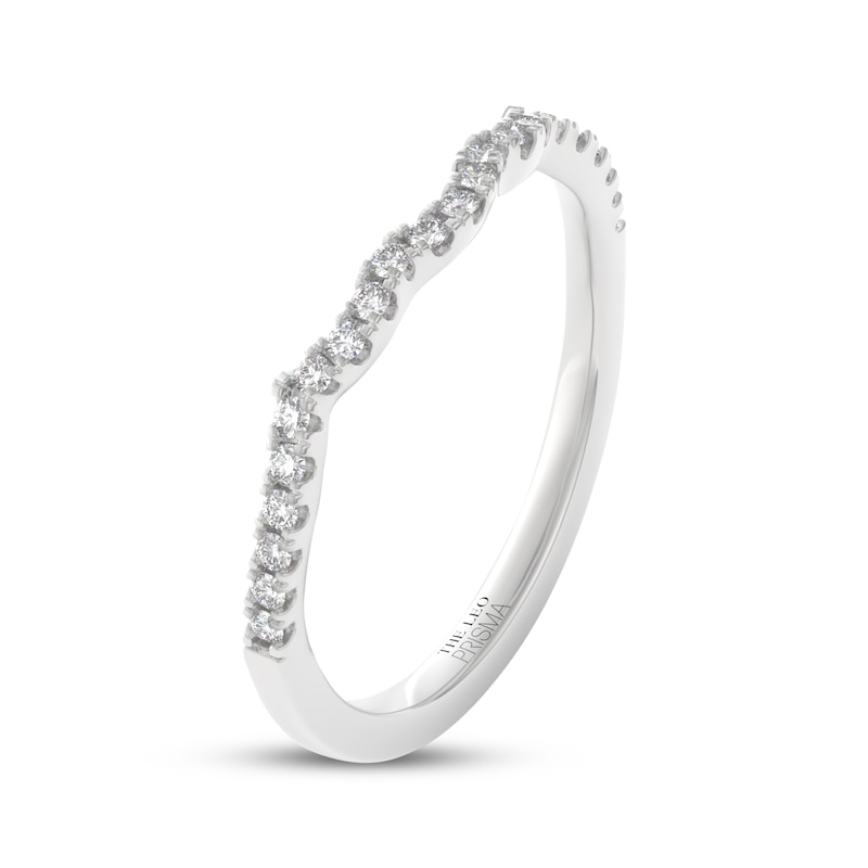 Main Image 2 of THE LEO Prisma Diamond Contour Wedding Band 1/5 ct tw 14K White Gold