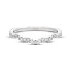 Thumbnail Image 3 of THE LEO Prisma Diamond Contour Wedding Band 1/5 ct tw 14K White Gold