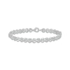 Thumbnail Image 1 of Diamond Link Bracelet 1/4 ct tw Sterling Silver 7.25"