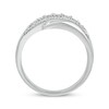 Thumbnail Image 3 of Diamond Wave Ring 1/6 ct tw Sterling Silver