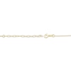 Thumbnail Image 2 of Solid Diamond-Cut Rolo Chain Necklace 0.89mm 14K Yellow Gold 18"
