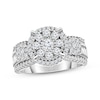 Thumbnail Image 1 of Adore Round-Cut Diamond Halo Engagement Ring 1 ct tw 10K White Gold