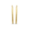 Thumbnail Image 2 of Reaura Rope Twist Hoop Earrings Repurposed 14K Yellow Gold 30mm
