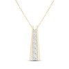 Thumbnail Image 1 of KAY Lab-Grown Diamonds Ladder Necklace 1/2 ct tw 14K Yellow Gold