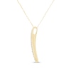 Thumbnail Image 3 of KAY Lab-Grown Diamonds Ladder Necklace 1/2 ct tw 14K Yellow Gold