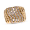 Thumbnail Image 1 of Cirari Couture Diamond Waves Ring 1 ct tw 14K Yellow Gold