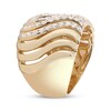 Thumbnail Image 2 of Cirari Couture Diamond Waves Ring 1 ct tw 14K Yellow Gold