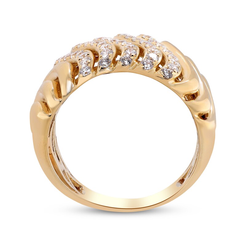 Main Image 3 of Cirari Couture Diamond Waves Ring 1 ct tw 14K Yellow Gold