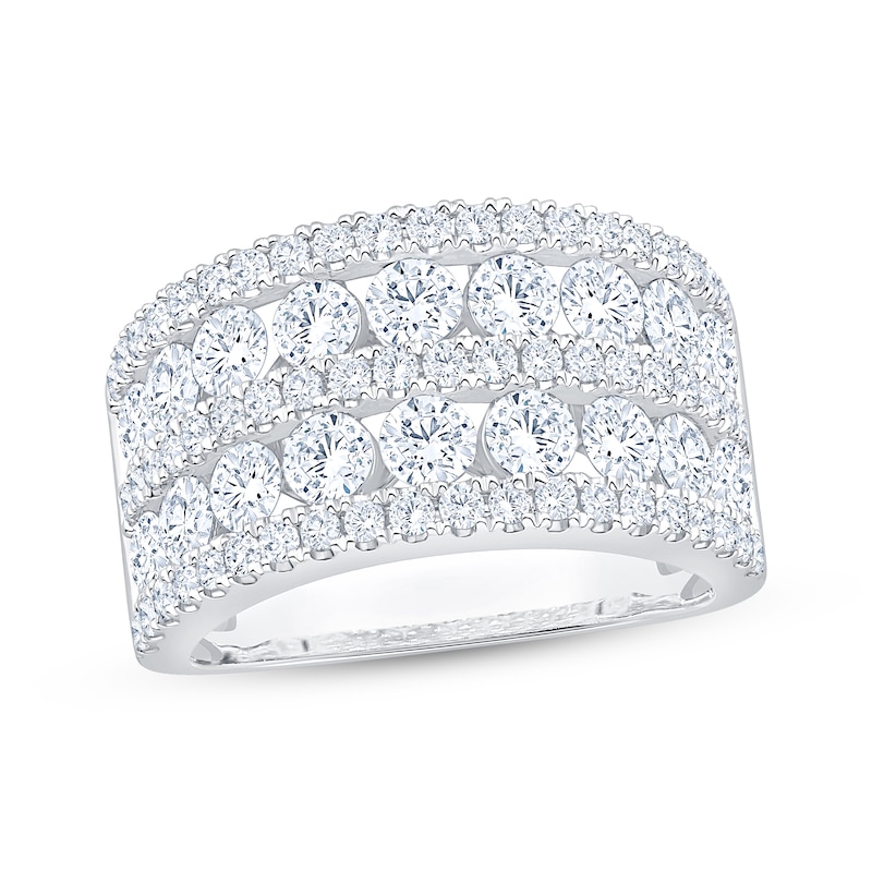 Main Image 1 of Adore Lab-Grown Diamonds Five-Row Anniversary Ring 3 ct tw 14K White Gold