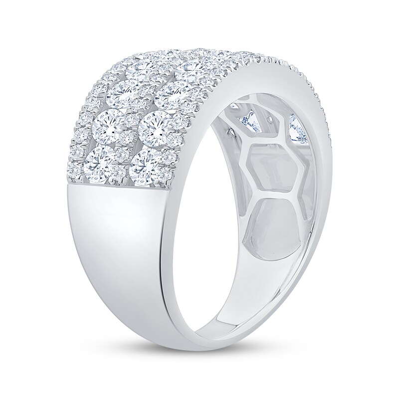 Main Image 2 of Adore Lab-Grown Diamonds Five-Row Anniversary Ring 3 ct tw 14K White Gold