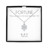 Thumbnail Image 1 of Eternal Knot Necklace with Diamonds Sterling Silver 18"
