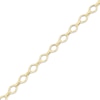 Thumbnail Image 2 of Marquise-Shaped Link Bracelet Hollow 10K Yellow Gold 7.5"