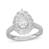 Thumbnail Image 1 of Neil Lane Artistry Pear-Shaped Lab-Grown Diamond Halo Engagement Ring 2-1/3 ct tw 14K White Gold
