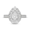 Thumbnail Image 3 of Neil Lane Artistry Pear-Shaped Lab-Grown Diamond Halo Engagement Ring 2-1/3 ct tw 14K White Gold