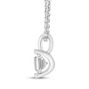 Thumbnail Image 2 of KAY Lab-Grown Diamonds Emerald-Cut Solitaire Necklace 3/4 ct tw 10K White Gold (F/SI2) 18"