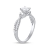 Thumbnail Image 2 of Princess-Cut Diamond Twist Shank Engagement Ring 3/4 ct tw 14K White Gold (I/I2)