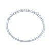 Thumbnail Image 3 of Round & Emerald-Cut White Lab-Created Sapphire Bangle Bracelet Sterling Silver