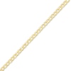 Thumbnail Image 2 of 4.1mm Curb Chain Necklace 10K Hollow Yellow Gold 22"