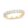 Thumbnail Image 1 of Adore Marquise-Cut Diamond Tilted Anniversary Ring 3/4 ct tw 14K Yellow Gold