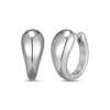 Thumbnail Image 1 of Teardrop Huggie Hoop Earrings Sterling Silver