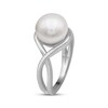 Thumbnail Image 2 of Cultured Pearl Twist Shank Ring Sterling Silver