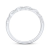 Thumbnail Image 2 of Adore Diamond Twist Anniversary Ring 1/5 ct tw 10K White Gold