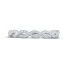 Thumbnail Image 3 of Adore Diamond Twist Anniversary Ring 1/5 ct tw 10K White Gold