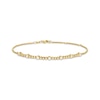 Thumbnail Image 1 of Diamond Station Bracelet 1/2 ct tw 10K Yellow Gold 7.5"