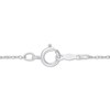 Thumbnail Image 3 of Diamond Halo Necklace 1/4 ct tw 10K White Gold 18"