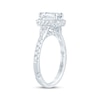 Thumbnail Image 2 of Monique Lhuillier Bliss Emerald-Cut Lab-Grown Diamond Engagement Ring 1-7/8 ct tw 18K White Gold