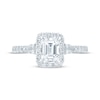 Thumbnail Image 4 of Monique Lhuillier Bliss Emerald-Cut Lab-Grown Diamond Engagement Ring 1-7/8 ct tw 18K White Gold