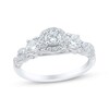 Thumbnail Image 1 of Adore Round-Cut Diamond Three-Stone Engagement Ring 1 ct tw 14K White Gold