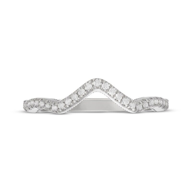 Main Image 3 of Neil Lane Artistry Lab-Grown Diamond Contour Wedding Band 1/5 ct tw 14K White Gold