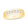 Men’s Diamond Seven-Stone Wedding Band 5/8 ct tw 10K Yellow Gold