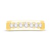 Men’s Diamond Seven-Stone Wedding Band 5/8 ct tw 10K Yellow Gold