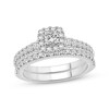 Thumbnail Image 1 of Adore Princess & Round-Cut Diamond Bridal Set 1 ct tw 14K White Gold