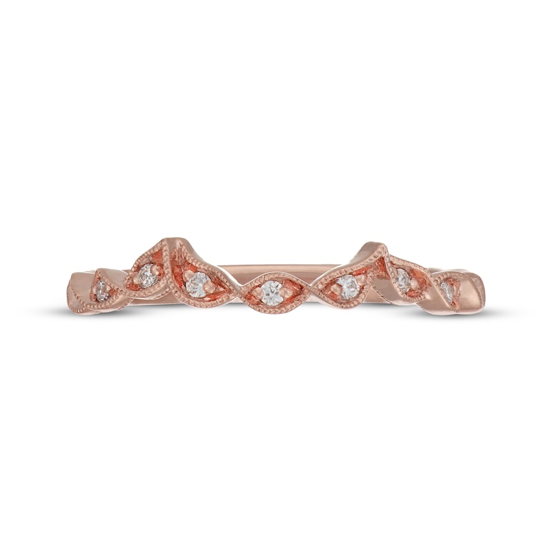 Main Image 3 of Neil Lane Diamond Wedding Band 1/10 ct tw 14K Rose Gold